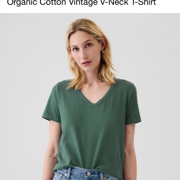 Gap Women’s V Neck short sleeve t-shirts organic vintage v-neck set of 3 casual - Picture 16 of 17